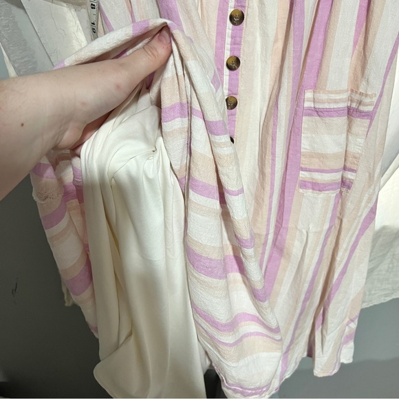 Striped Button-Down Sundress - Picture 9 of 10